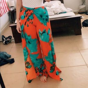 YFB On The Road Flowy slide slit pants